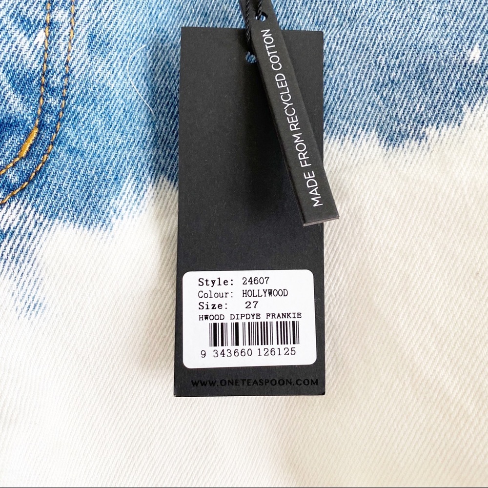 Free People OneTeaspoon Hollywood dip dye Frankies Cutoff Shorts - Picture 13 of 14